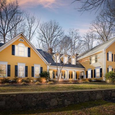Exterior of 7016 Bloomsbury lane, a colonial home from the 1980s