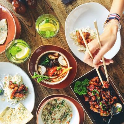 asian take out food