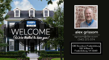 Alex Grissom Welcome graphic