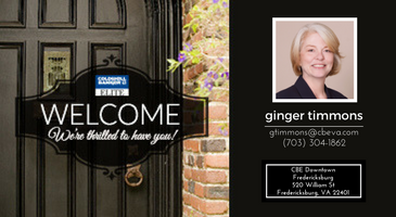 Ginger Timmons Welcome graphic