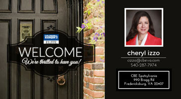 Cheryl Izzo welcome graphic