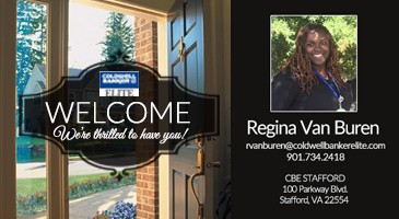 welcome graphic for Regina Vanburen